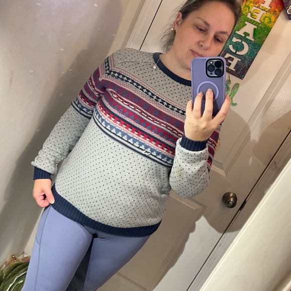 HYMN SWEATER M MEDIUM COLORFUL GRAY - Picture 1 of 13